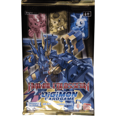 Techzone Geelong Digimon - Card Game Animal Colosseum EX05 Booster Pack (12 Cards)
